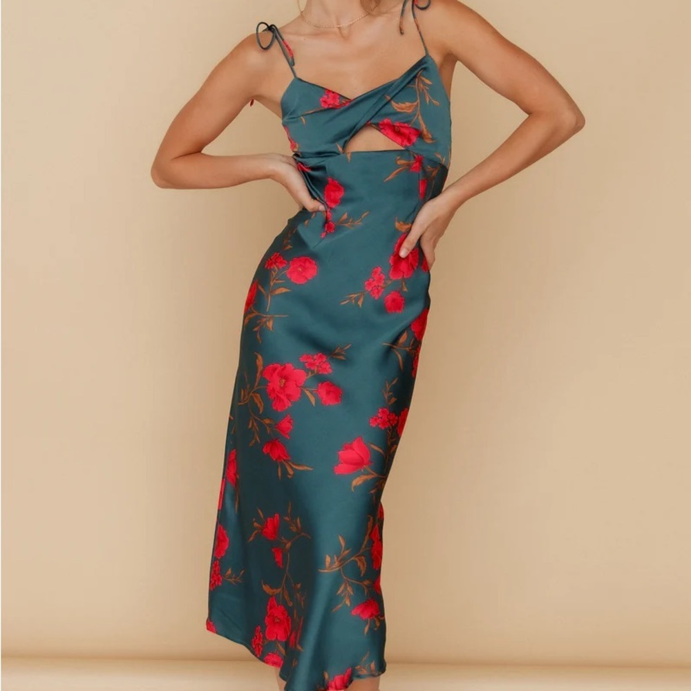 HelloMolly Fool Me Once Floral Midi